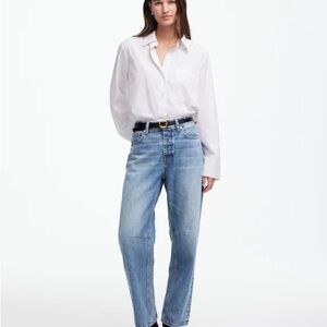 Madewell curvy darted barrel - leg Jean